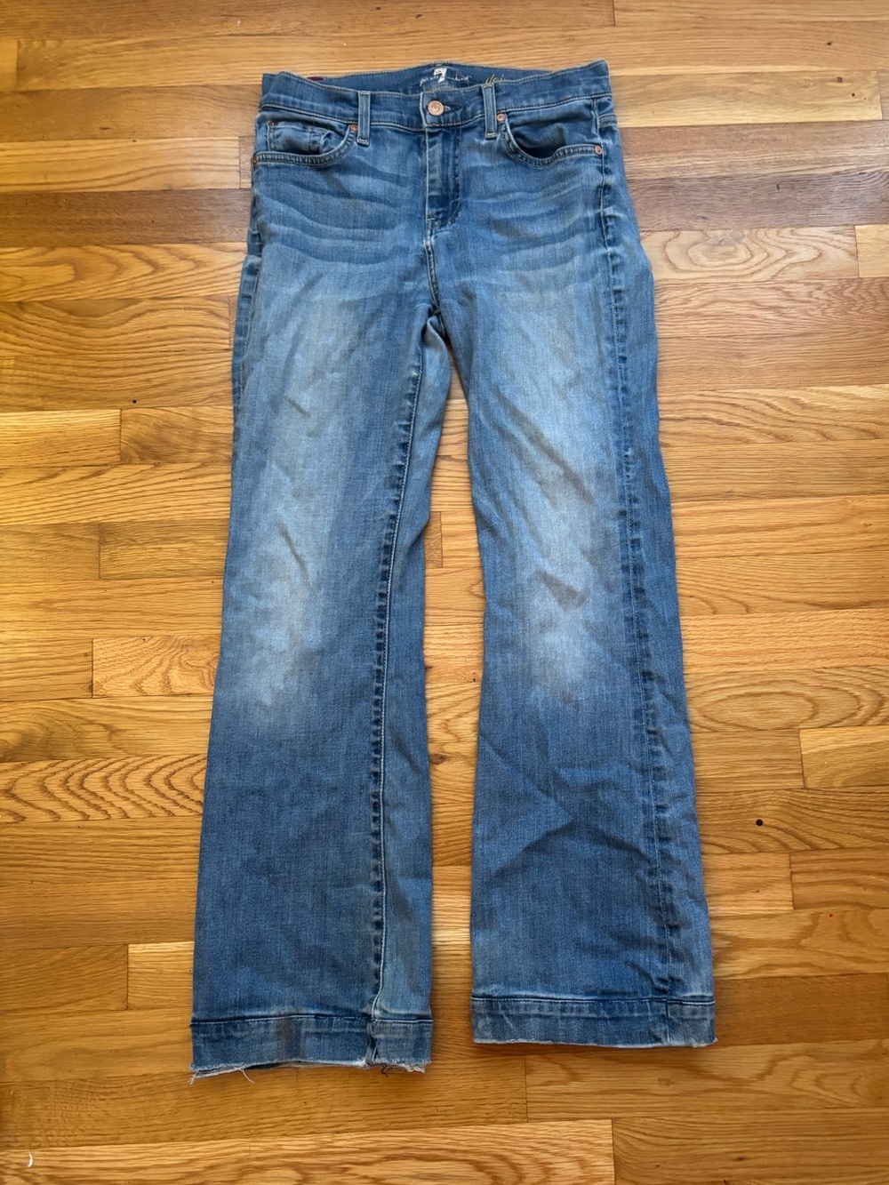 7s for all mankind 
Light blue jeans